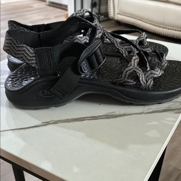 Chaco Black Adventure Sandals with Adjustable Straps - Picture 3 of 7